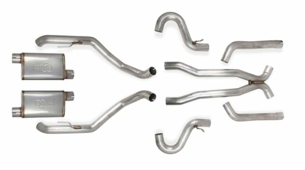 Hooker BlackHeart Fits 1964-1967 GM A-BODY Exhaust System, 3 inch, 304SS 705013111RHKR for 1964-1967 Pontiac El Camino black stainless steel