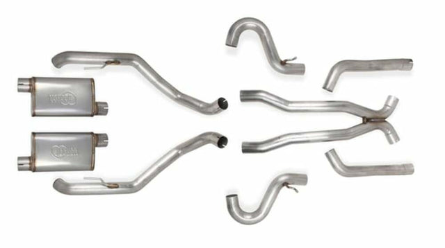 Hooker BlackHeart Fits 1964-1967 GM A-BODY Exhaust System, 3 inch, 304SS 705013111RHKR for 1964-1967 Pontiac El Camino black stainless steel