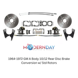 1964-1972 GM A Body 10/12 Rear Disc Brake Conversion w/ Std Rotors DBK1012 Brakes MBM