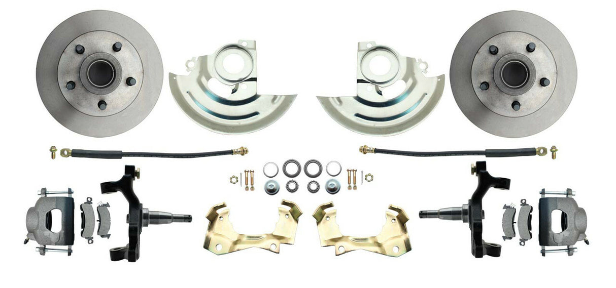 1964-1972 GM A Body 2" Drop Front Disc Brake Kit DBK6472D Brakes MBM