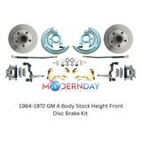 t Fits 1964-1972 GM A Body Stock Height Front Disc Brake Kit DBK6472 MBM Brakes