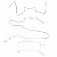 Brake Line for 1964-1965 LeMans/GTO w/ Power Drum, Convertible Complete ABS stainless steel