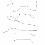 Brake Line for 1964-1965 LeMans/GTO w/ Power Drum, Convertible Complete ABS stainless steel