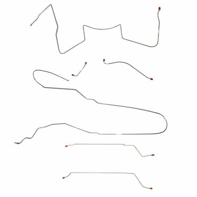 Brake Line for 1964-1965 LeMans/GTO w/ Power Drum, Convertible Complete ABS stainless steel