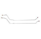 t Fits 1964 Chevy Malibu Hardtop w/ Power Drum, Complete Brake Line Kit CBK0263SS Fine Lines
