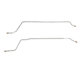 t Fits 1964 Chevy Malibu Hardtop w/Manual Drum, Complete Brake Line Kit CBK0260SS Fine Lines
