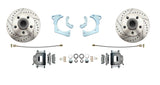 1965-1968 GM Full Size Disc Brake Kit Drilled/Slotted Rotors DBK6568LX Brakes MBM