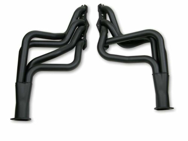 Hooker Competition Fits 1965-1974 Olds Cutlass/442, 400-455ci, Long Tube Headers - Painted 3902HKR for 1965-1974 Oldsmobile black long tube