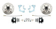t Fits 1965-68 GM Full Size Disc Brake Kit Drilled/Slotted Rotors-Black DBK6568LXB MBM Brakes