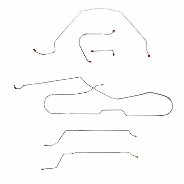 Brake Line for 1965 Chevy Malibu Convertible w/ Manual Drum, Complete ABS drum brakes stainless steel