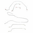 Brake Line for 1965 Chevy Malibu Convertible w/ Power Drum, Complete ABS drum brakes stainless steel