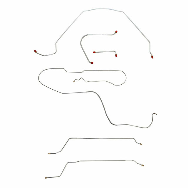 Complete Brake Line Kit for 1965 Chevy Malibu Hardtop w/ Manual Drum ABS drum brakes stainless steel