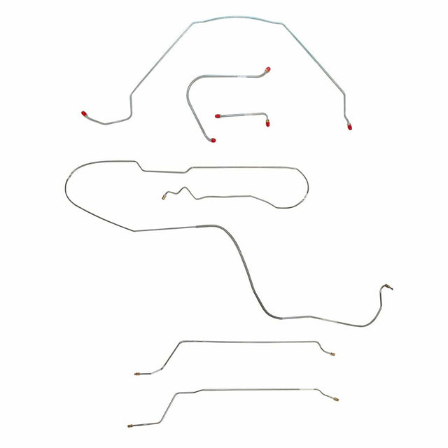 Complete Brake Line Kit for 1965 Chevy Malibu Hardtop w/Manual Drum ABS drum brakes stainless steel