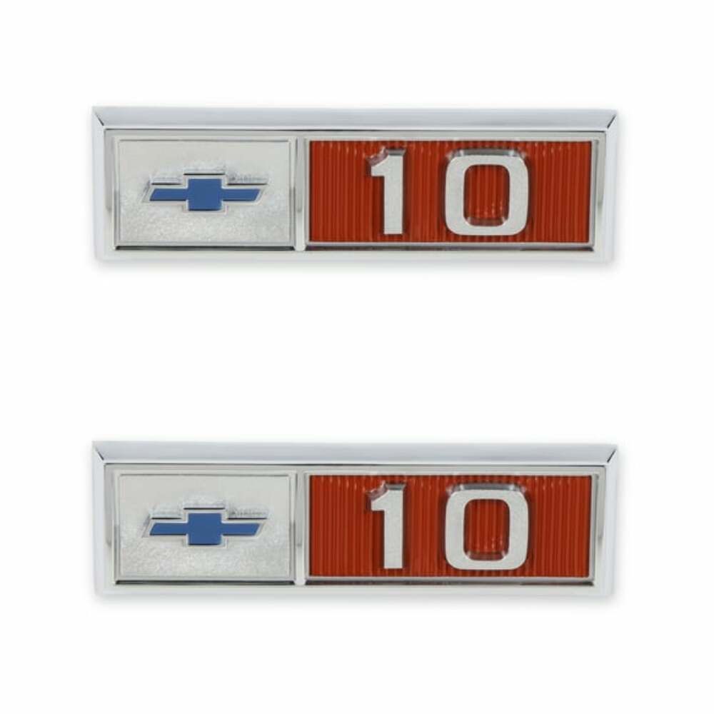 1965 C/K Series Pickup; C/K Fender Badge Pair - Chevy 10 04-570