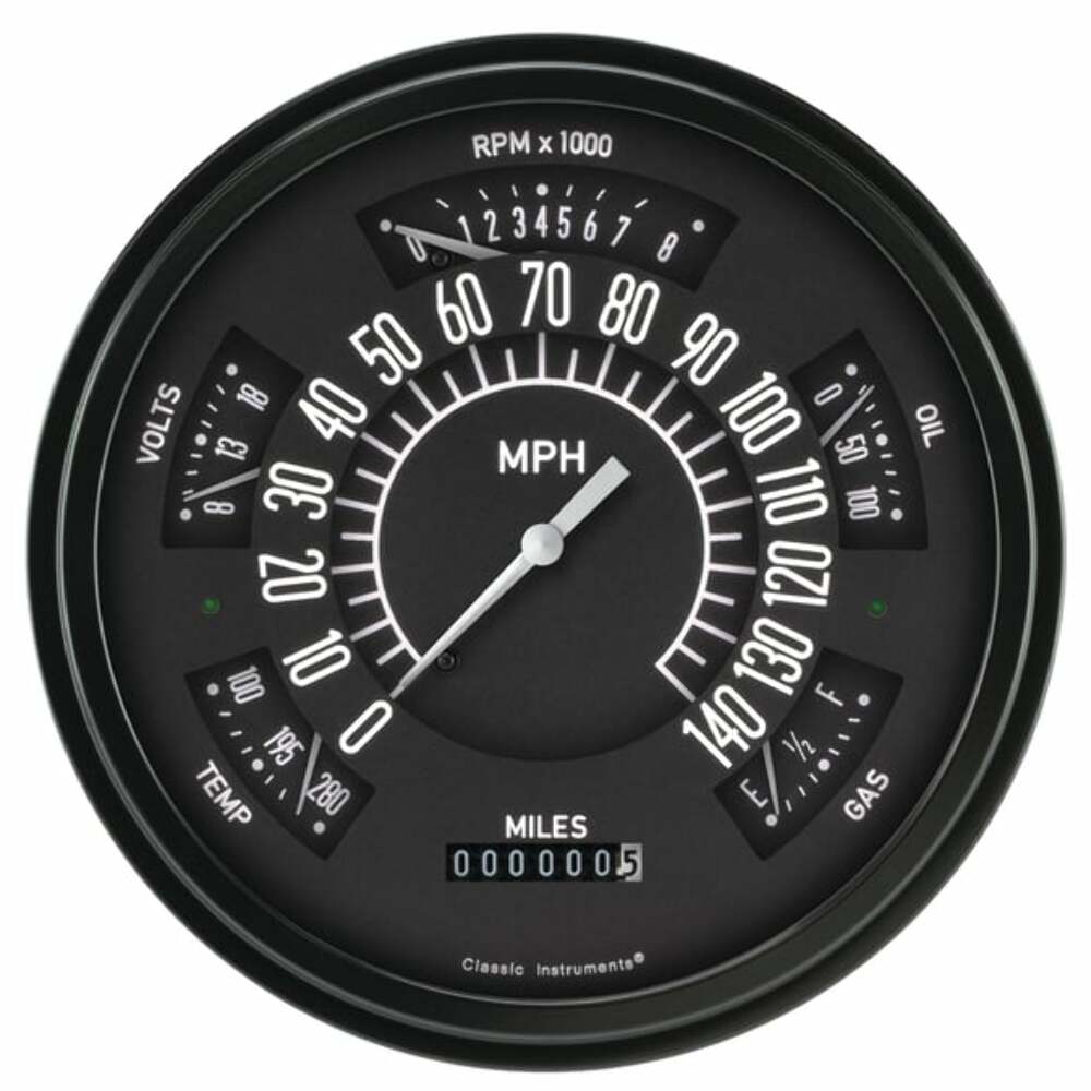 t fits-1966-1972-ford-bronco-black-package-fb66b Classic Instruments