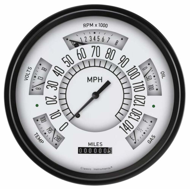 t fits-1966-1972-ford-bronco-white-package-fb66w Classic Instruments