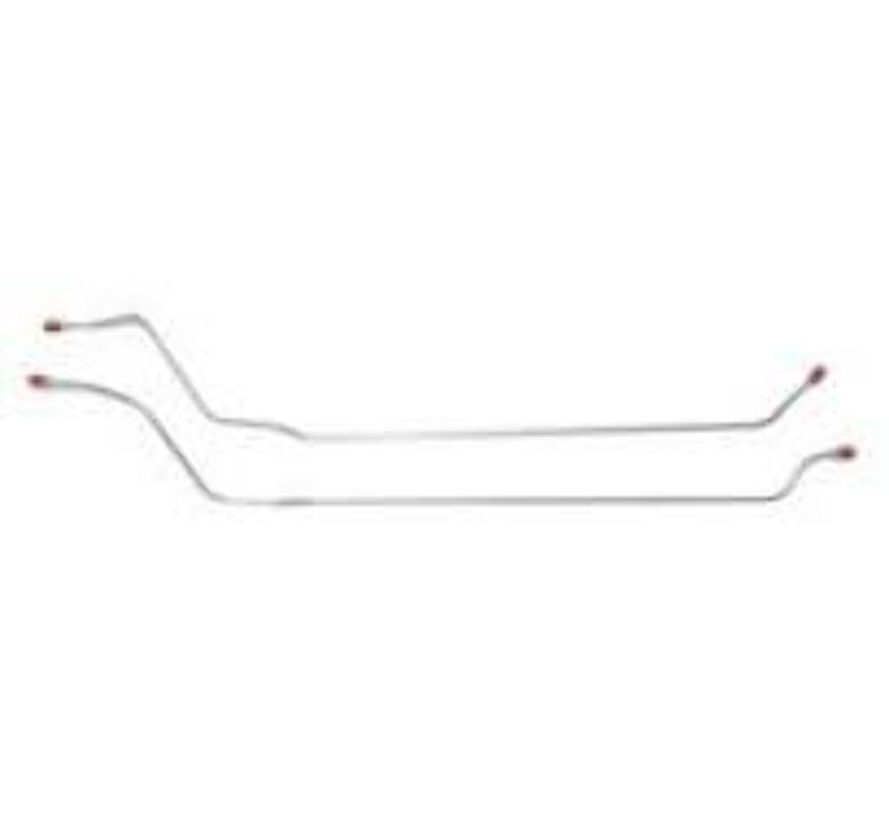 t Fits 1966 Chevy Malibu Hardtop w/ Manual Drum, Complete Brake Line Kit CBK0276SS Fine Lines