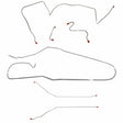 Brake Line for 1966 LeMans/GTO w/Manual Drum, Convertible; Complete ABS stainless steel