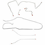 Brake Line for 1966 LeMans/GTO w/Manual Drum, Convertible; Complete ABS stainless steel