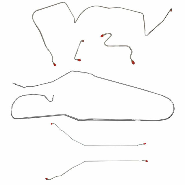 Brake Line for 1966 LeMans/GTO w/Manual Drum, Convertible; Complete ABS stainless steel