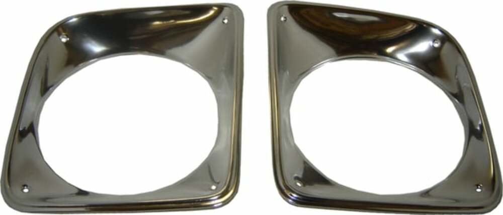 1967-1968 Chevrolet C10 Pickup; Headlight Bezels HLB6768
