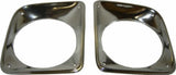 1967-1968 Chevrolet C10 Pickup; Headlight Bezels HLB6768