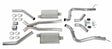 Hooker BlackHeart Fits 1967-1969 Camaro; 3", 304 S/S; LS/LT Swap Exhaust System 70501319-RHKR for 1967-1969 Chevy Firebird black stainless steel long tube
