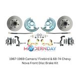 t Fits 1967-1969 Camaro/ Firebird & 68-74 Chevy Nova Front Disc Brake Kit DBK6769 MBM Brakes