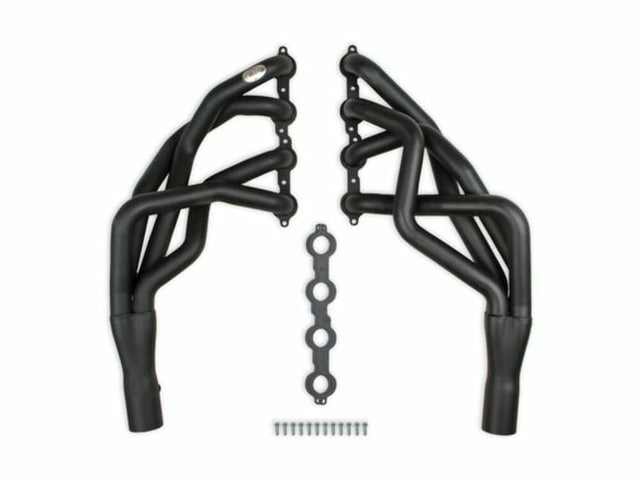 Hooker BlackHeart Fits 1967-1969 Camaro LS motor Tube 1 7/8" Long Tube Header-Painted 70101508HKR for 1967-1969 Chevy Firebird black long tube