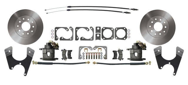 1967-1969 Camaro/Firebird Rear 10/12 Bolt Disc Brake Kit w/E-Brake DBK1012S Brakes MBM