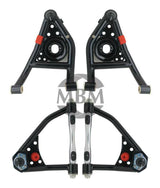 Fits 1967-1969 Camaro/Firebird Upper & Lower Tubular Control Arms for 1967-1969 Chevy El Camino steel black disc brake fits-1967-1969-camaro-firebird-upper-lower-tubular-control-ar