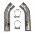 Hooker BlackHeart Fits 1967-1969 F-Body LS Swap 2.5" Exhaust Adapter Kit 70701305-RHKR for 1967-1969 Chevy Firebird black stainless steel long tube