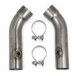 Hooker BlackHeart Fits 1967-1969 F-Body LS Swap 2.5" Exhaust Adapter Kit 70701305-RHKR for 1967-1969 Chevy Firebird black stainless steel long tube