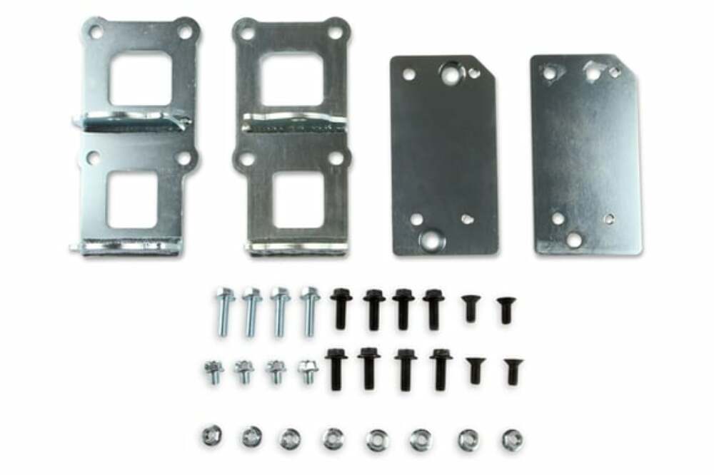 Hooker performance muffler black fits-1967-1969-gm-f-body-ls-swap-engine-mounting-brackets-12618hkr
