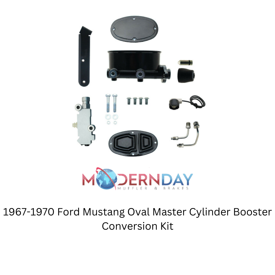 1967-1970 Ford Mustan Oval Master Cylinder Booster Conversion Kit FD-403 Brakes Nova MBM