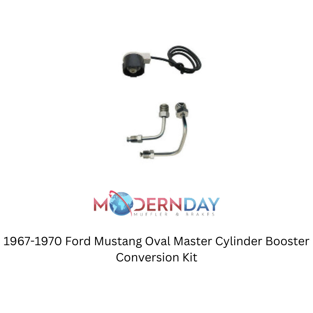 1967-1970 Ford Mustan Oval Master Cylinder Booster Conversion Kit FD-403 Brakes Nova MBM