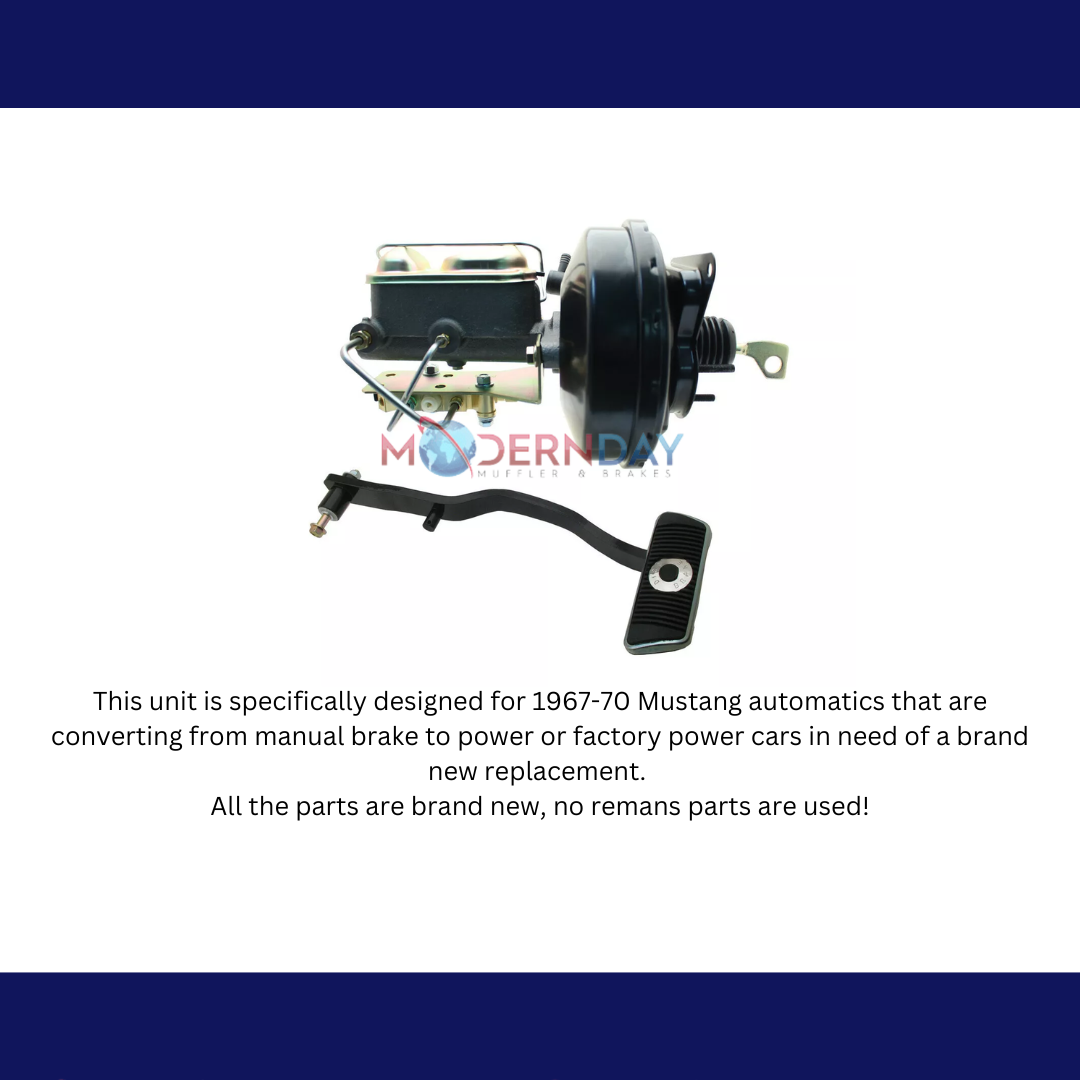 1967-1970 Ford Mustang Booster Conversion Automatic Only (Disc/Drum) FD-256 Brakes MBM
