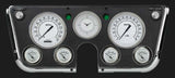 1967-1972 Chevy C10 Pickup White Instrument Clusters CT67CW