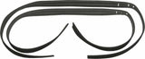 1967-1972 Chevrolet Trucks; Door Glass Window Run Channel Set-67