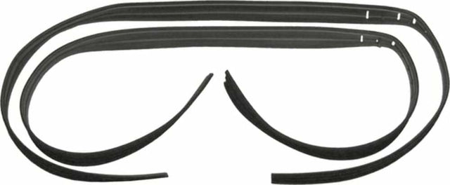 1967-1972 Chevrolet Trucks; Door Glass Window Run Channel Set-67