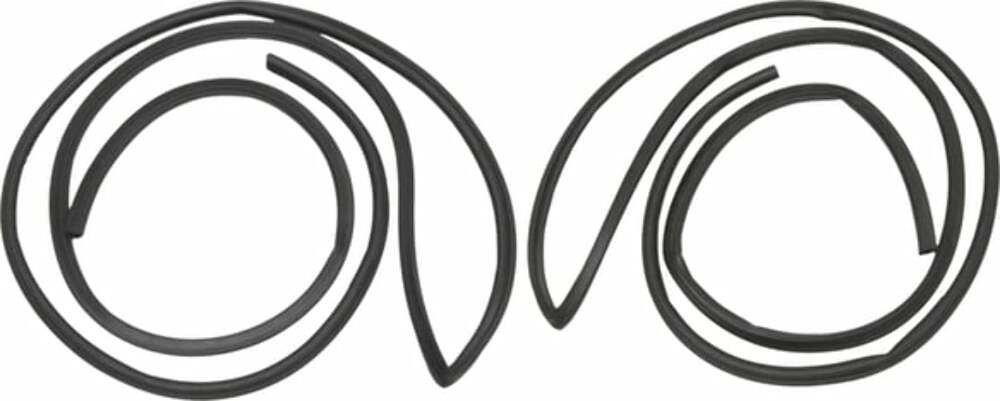 1967-1972 Chevrolet Trucks; Door Weatherstrip Set-Pair-67