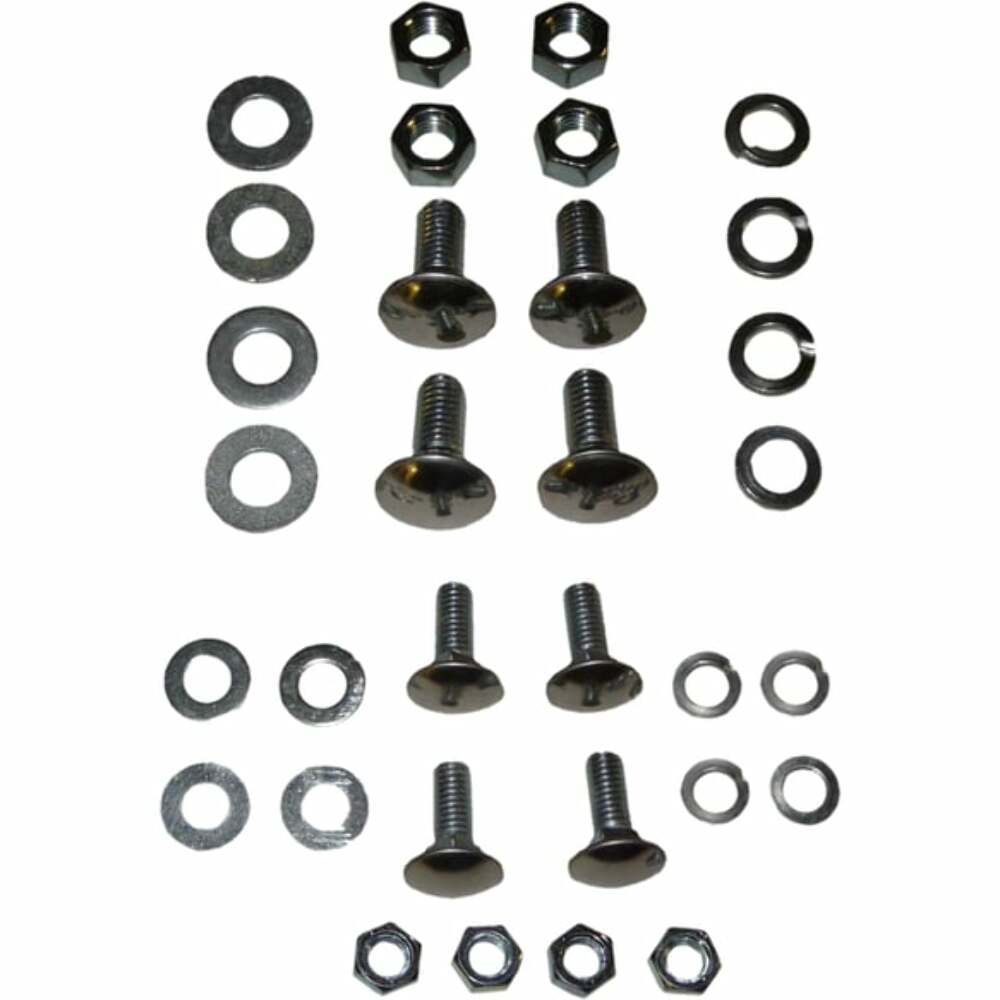1967-1972 Chevrolet Trucks; Rear Bumper Bolt Kit-32-Pieces steel L0223-67