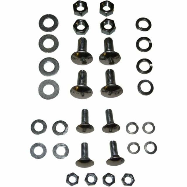 1967-1972 Chevrolet Trucks; Rear Bumper Bolt Kit-32-Pieces steel L0223-67
