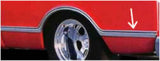 1967-68 Chevrolet C10 Pickup; Bedside Molding-Rear Of Wheel-Longbed LSML05L