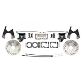 1967-69 Camaro 10/12; Disc Brake w/E-Brake&Slotted Rotor-Black DBK1012SLX-B Brakes MBM