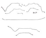 Complete Brake Line Kit for 1967-1970 Chevy C10 / GM C1500 Truck Power Brakes ABS 2WD long bed stainless steel