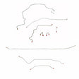 Complete Brake Line Kit for 1967-1970 Chevy C10 / GM C1500 Truck Power Brakes ABS 2WD long bed stainless steel