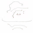 Complete Brake Line Kit for 1967-1970 Chevy C10 / GM C1500 Truck Power Brakes ABS 2WD long bed stainless steel