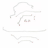 Complete Brake Line Kit for 1967-1970 Chevy C10 / GM C1500 Truck Power Brakes ABS 2WD long bed stainless steel