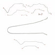 Complete Brake Line Kit for 1967-1970 Chevy C10 / GM C1500 Truck Power Brakes ABS 2WD short bed stainless steel